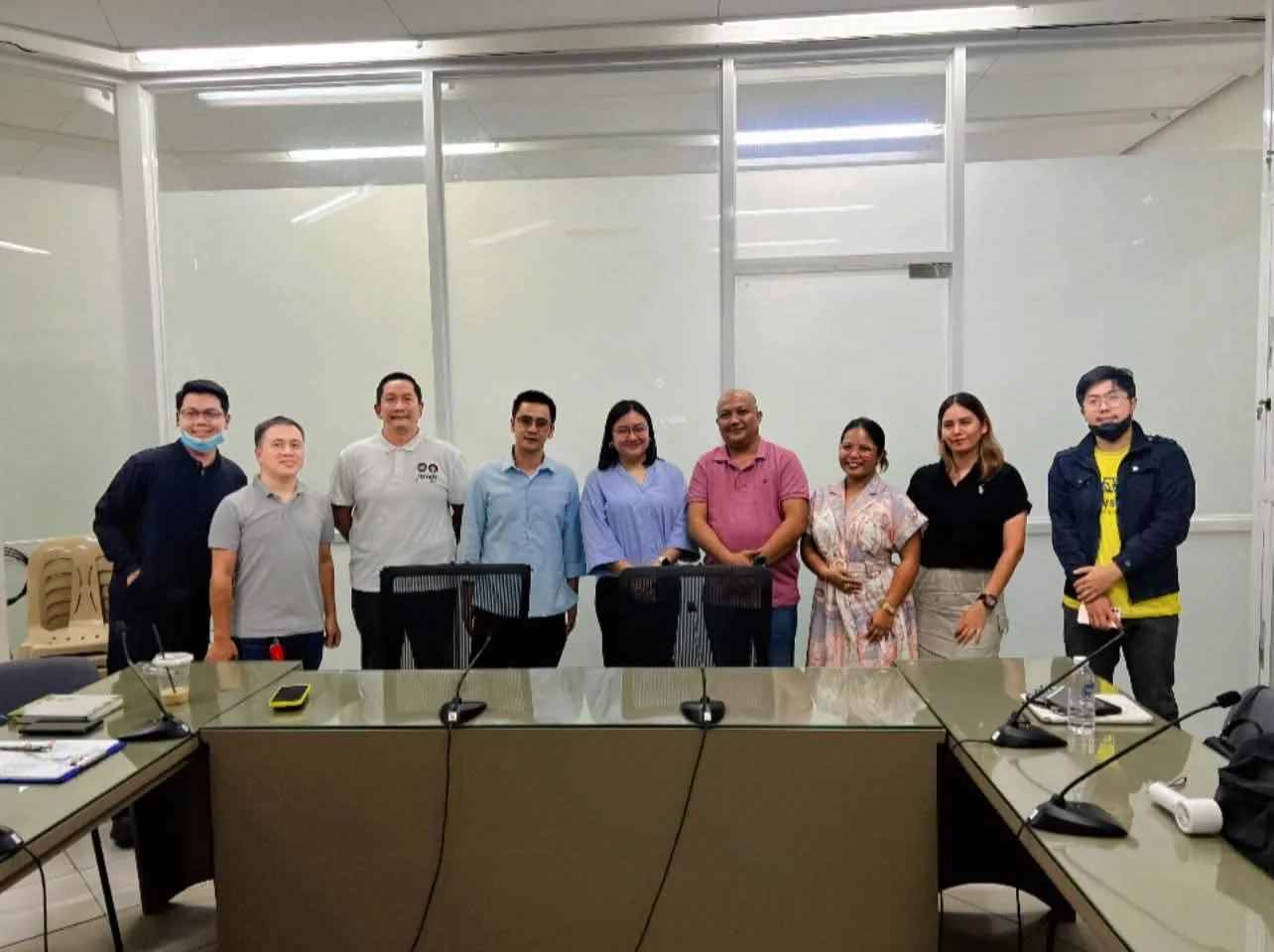 Nueva Technology at a client meeting or event