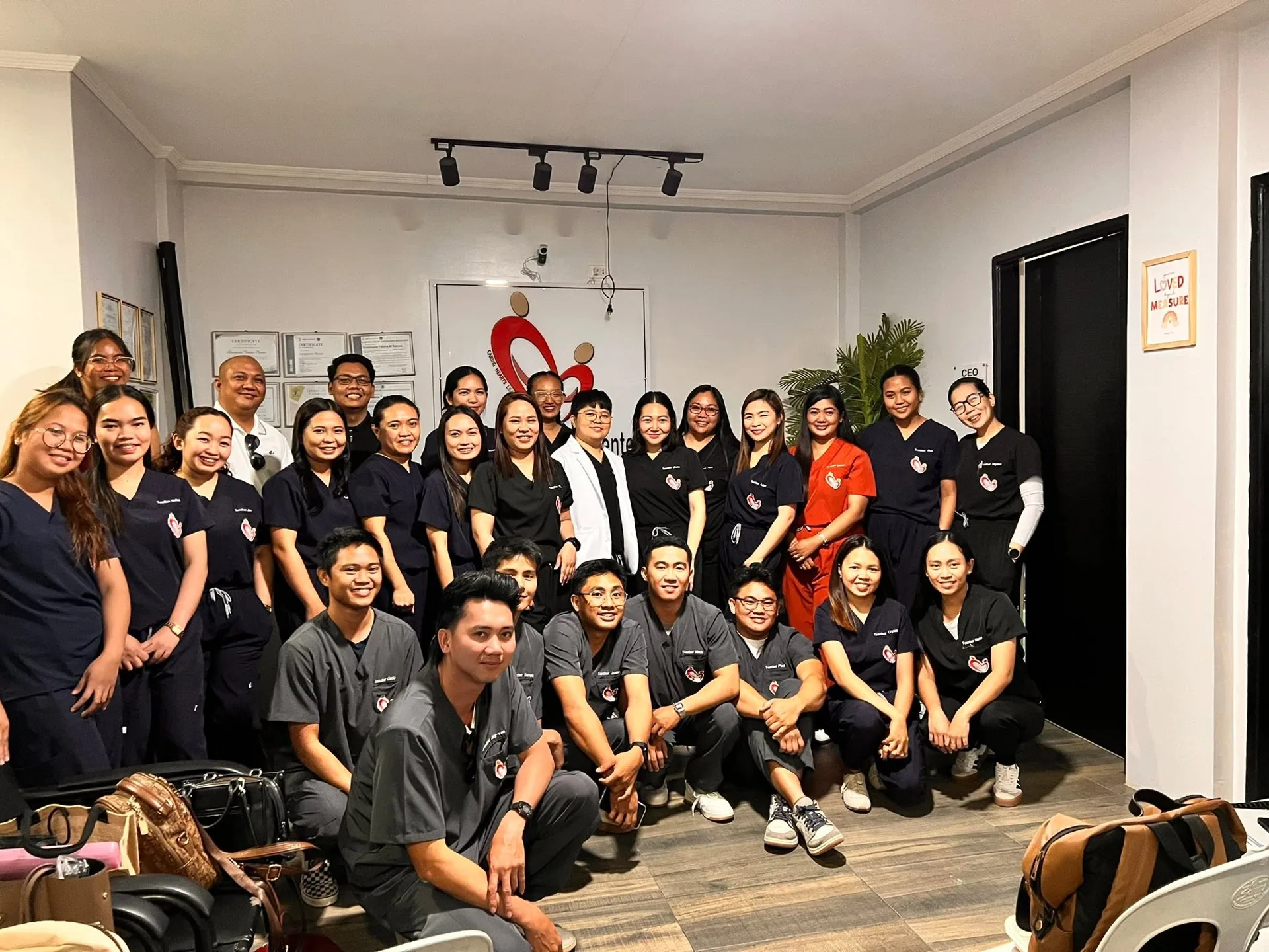 The CHLC Therapy Center team together at their center